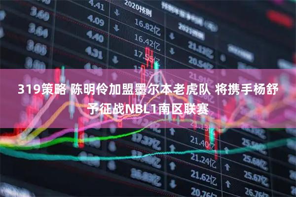 319策略 陈明伶加盟墨尔本老虎队 将携手杨舒予征战NBL1南区联赛